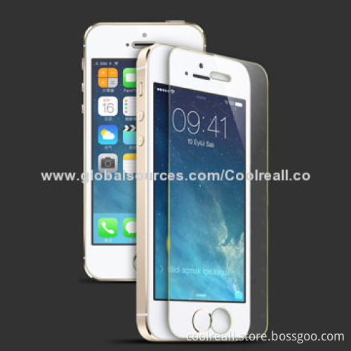 8-9H Thickness Tempered-glass Screen Protectors for iPhone 4/4S, Waterproof, Anti-oil Pollution